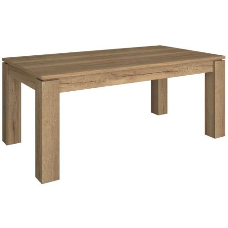 Mesa Comedor Extensible Frame Roble Halifax y Sombra 190 cm Mobelcenter