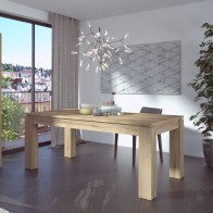 Mesa Comedor Extensible Frame Roble Halifax y Sombra 190 cm Mobelcenter