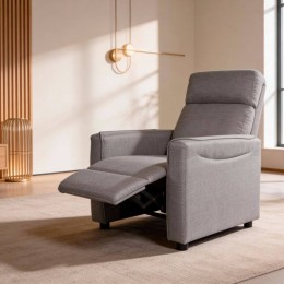 Sillón Relax Manual Medea Gris Mobelcenter