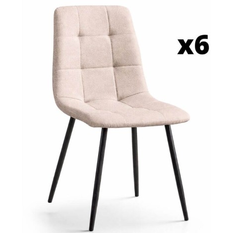 Pack 6 Sillas Fender Mobelcenter