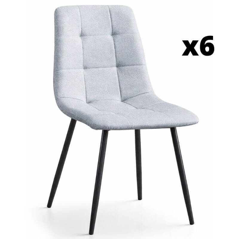Pack 6 Sillas Fender Mobelcenter