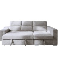 Sofá Chaiselongue Cama Carla Gris Visto Frente Derecha Mobelcent