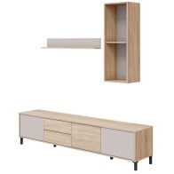 Mueble de Salón Combi Roble Canadian y Cachemir Mobelcenter