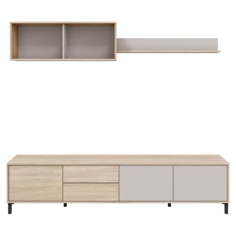 Mueble de Salón Combi Roble Canadian y Cachemir Mobelcenter