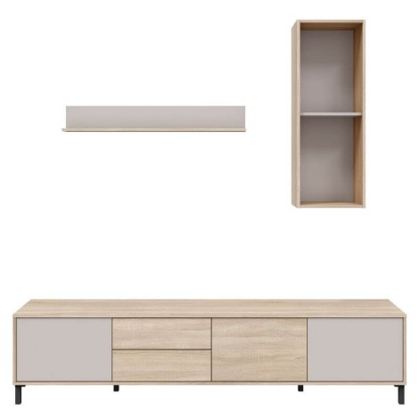 Mueble de Salón Combi Roble Canadian y Cachemir Mobelcenter