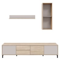 Mueble de Salón Combi Roble Canadian y Cachemir Mobelcenter