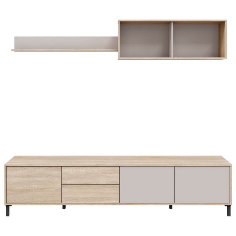 Mueble de Salón Combi Roble Canadian y Cachemir Mobelcenter