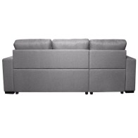 Sofá Chaiselongue Cama Salem con Arcón Gris Reversible Mobelcenter