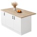 Mueble Isla Cocina 3 Puertas 138 cm Mobelcenter