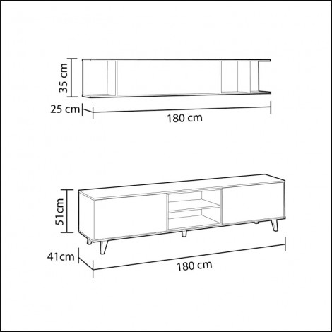 Conjunto de salón Zaiken Plus Mobelcenter