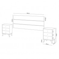 Conjunto de dormitorio Sweet Mobelcenter