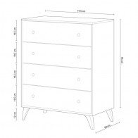 Conjunto de dormitorio Sweet Mobelcenter
