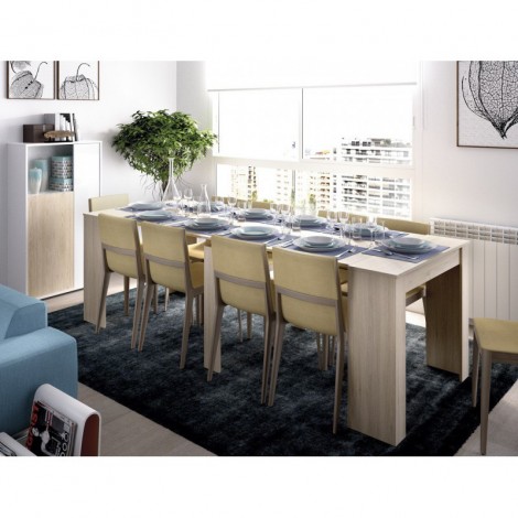 Mesa comedor extensible consola Roble Canadian  Mobelcenter