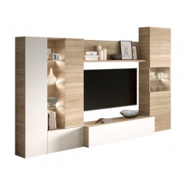 Mueble de Salon ESSENTIAL Roble Canadian PORTES GRATIS !!!