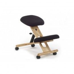 Silla de rodilla ergonómica Flip Negra Mobelcenter