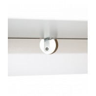 Zapatero Fiano Blanco 2 puertas abatibles patas madera de pino herraje Mobelcenter