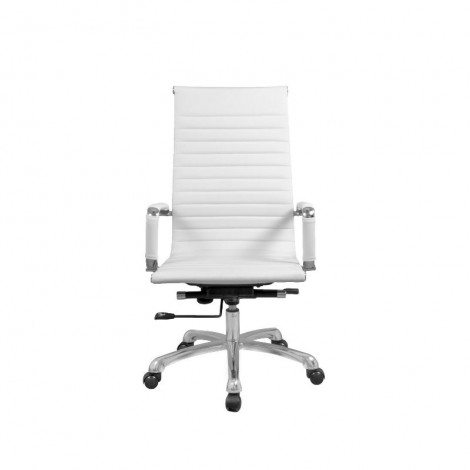 Silla de oficina Boss cómoda y elegante barata color blanco. Mobelcenter.
