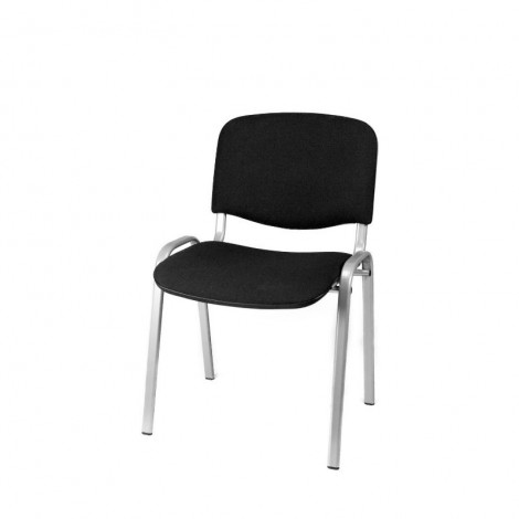 Silla confidente Iso color negro, muy cómoda y barata, ideal salas de espera. Mobelcenter Silla confidente Iso color negro, muy cómoda y barata, ideal salas de espera. Mobelcenter