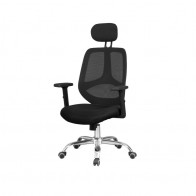 Silla de oficina y escritorio Solu. Color negro, ergonómica, cómoda y muy barata. Mobelcenter.