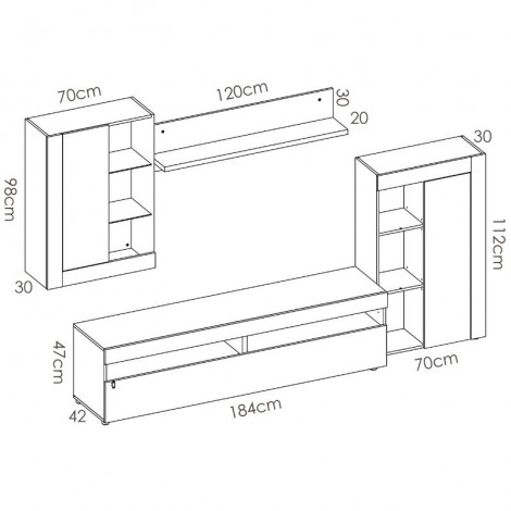 Mueble de Salón Tokio Mobelcenter