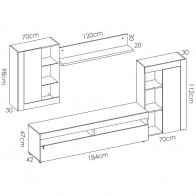 Mueble de Salón Tokio Mobelcenter