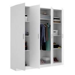 Armario 4 Puertas Maxi Blanco cm de altura | Mobelcenter 325€