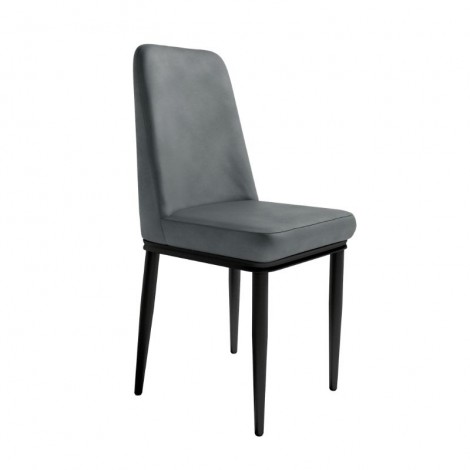 Sillas Oslo color plomo para salón y comedor, silla cómoda y barata. Mobelcenter