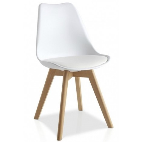 Conjunto Mesa Kendra Mediterraneo y 4 sillas Malmo