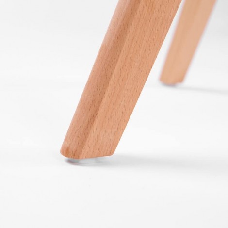 Pack 4 Sillas de Comedor Malmo Nordic Blanca Mobelcenter