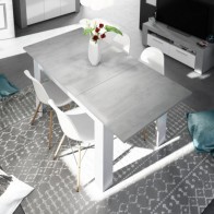 Mesa comedor extensible Cemento  Mobelcenterr