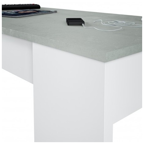 Mesa comedor extensible Cemento  Mobelcenter