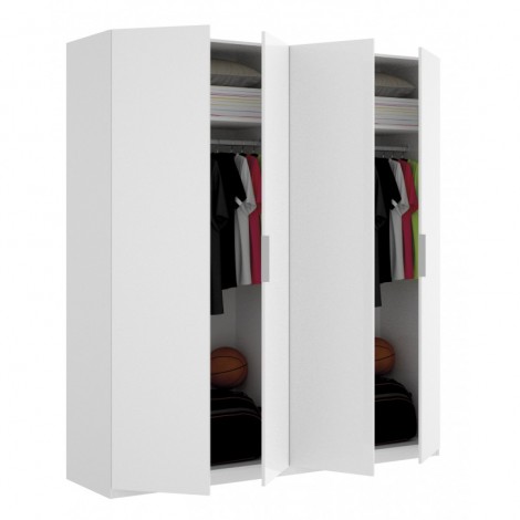 Armario 4 puertas Blanco Mobelcenter