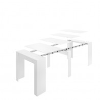 Mesa Consola Extensible Taly Blanco 77,5x110,6x33-66,2 Cm con Ofertas en  Carrefour