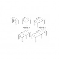 Mesa comedor consola extensible blanca  Mobelcenter