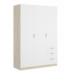 Armario 3 puertas 3 cajones exteriores - Mobelcenter- 209€