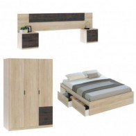 Conjunto dormitorio Oxido con Armario Mobelcenter
