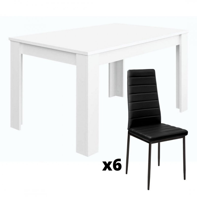 Mesa de comedor Emi negra