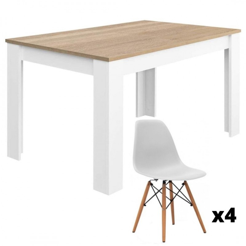 Conjunto mesa y sillas de comedor