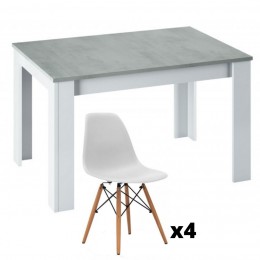 Mobelcenter - Mueble Salón Logan 004 - Blanco y Cambrian - 295 x