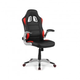 Silla oficina y escritorio gaming Mugello color rojo. muy cómoda y barata. Mobelcenter