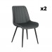 Pack 2 Sillas Ankara color marengo para salón y comedor, silla cómoda y barata. Mobelcenter