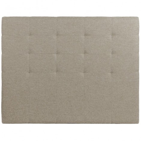 Cabezal Deli de 140 cm en tela dino beige con capitone Cabezal Deli de 140 cm en tela dino beige con capitone