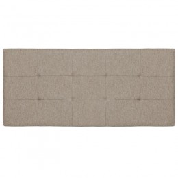 Cabezal Formen de 140 cm en tela dino beige con capitone