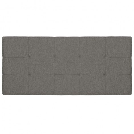 Cabezal Minos de 160 cm en tela dino gris con capitone