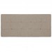 Cabezal Minos de 160 cm en tela dino beige con capitone
