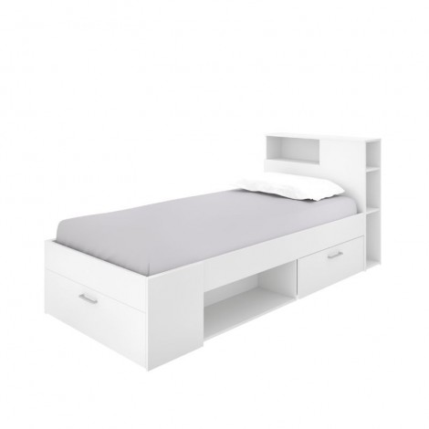 Cama Juvenil Lanka con Cajones y Estantería Mobelcenter