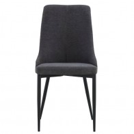 Pack 4 Sillas Lola color Antracita para salón y comedor, silla cómoda y barata.