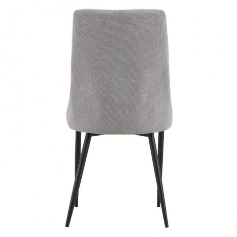 Pack 4 Sillas Lola color Gris Claro para salón y comedor, silla cómoda y barata.