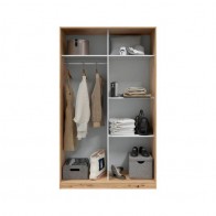 Armario 2 Puertas Correderas 120 cm Roble Nodi Mobelcenter