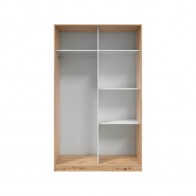 Armario 2 Puertas Correderas 120 cm Roble Nodi Mobelcenter